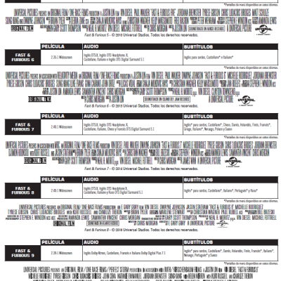 Fast & Furious: Pack 1-9 (4K UHD)