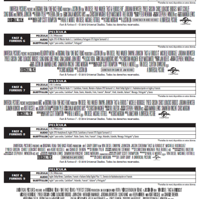 Fast & Furious: Pack 1-9 (Blu-ray)