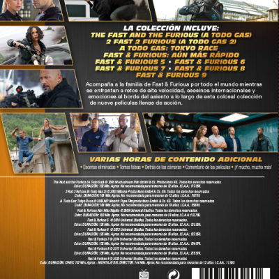 Fast & Furious: Pack 1-9 (DVD)