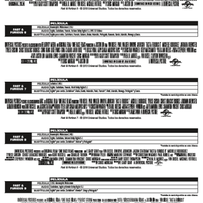 Fast & Furious: Pack 1-9 (DVD)