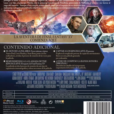 Final Fantasy XV: La película (Blu-ray)