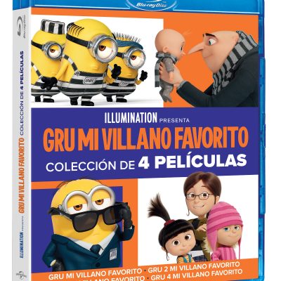 GRU MI VILLANO FAVORITO 1-4 (BD) - 8414533142878 Gru mi villano favorito. Pack 1-4 (Blu-ray)