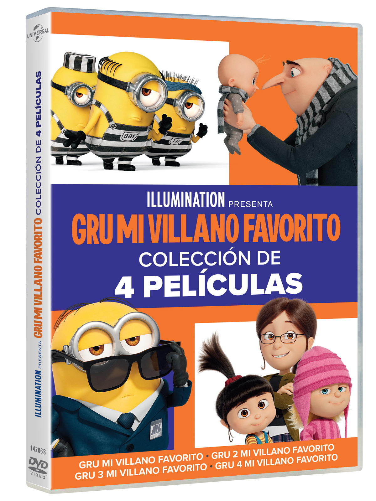Gru mi villano favorito. Pack 1-4 (DVD)