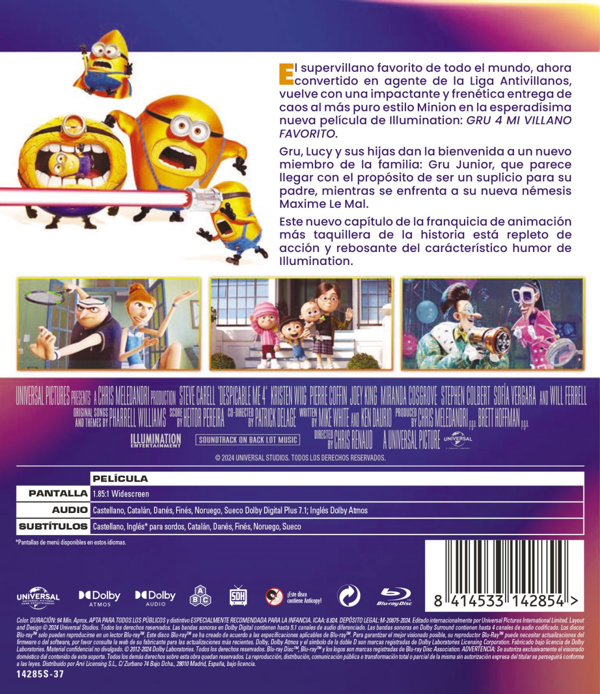 Gru mi villano favorito 4 (Blu-ray)
