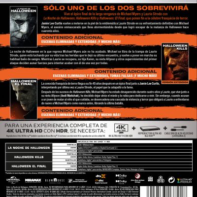 Halloween: Pack 1-3 (4K UHD + Blu-ray)