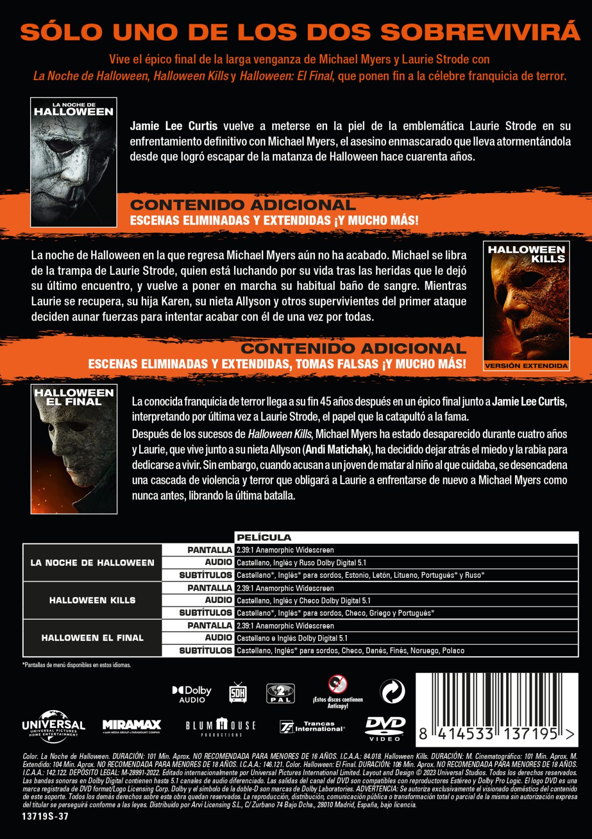 Halloween: Pack 1-3 (DVD)