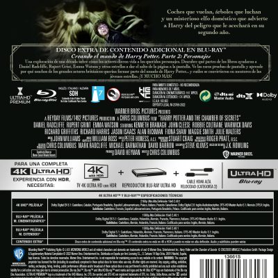 Harry Potter 2: La cámara secreta (4K UHD + Blu-ray)