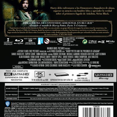 Harry Potter 3: El prisionero de Azkaban (4K UHD + Blu-ray + Blu-ray Extras)