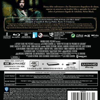 Harry Potter 3: El prisionero de Azkaban (4K UHD + Blu-ray + Blu-ray Extras)