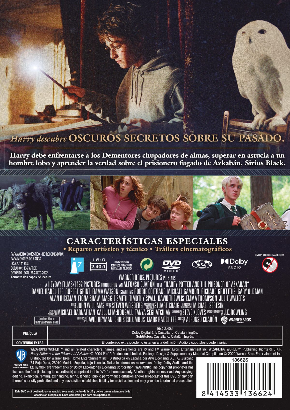 Harry Potter 3: El prisionero de Azkaban (DVD)