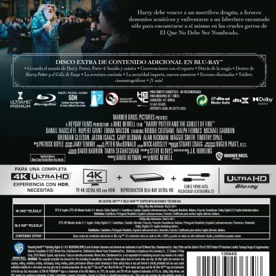 Harry Potter 4: El cáliz de fuego (4K UHD + Blu-ray)