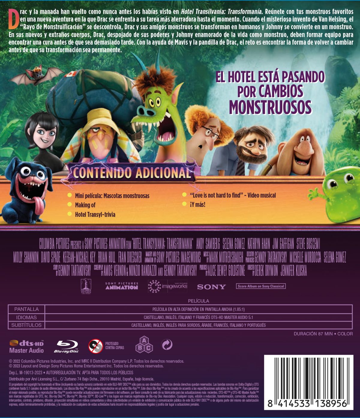 Hotel Transilvania 4: Transfomanía (Blu-ray)