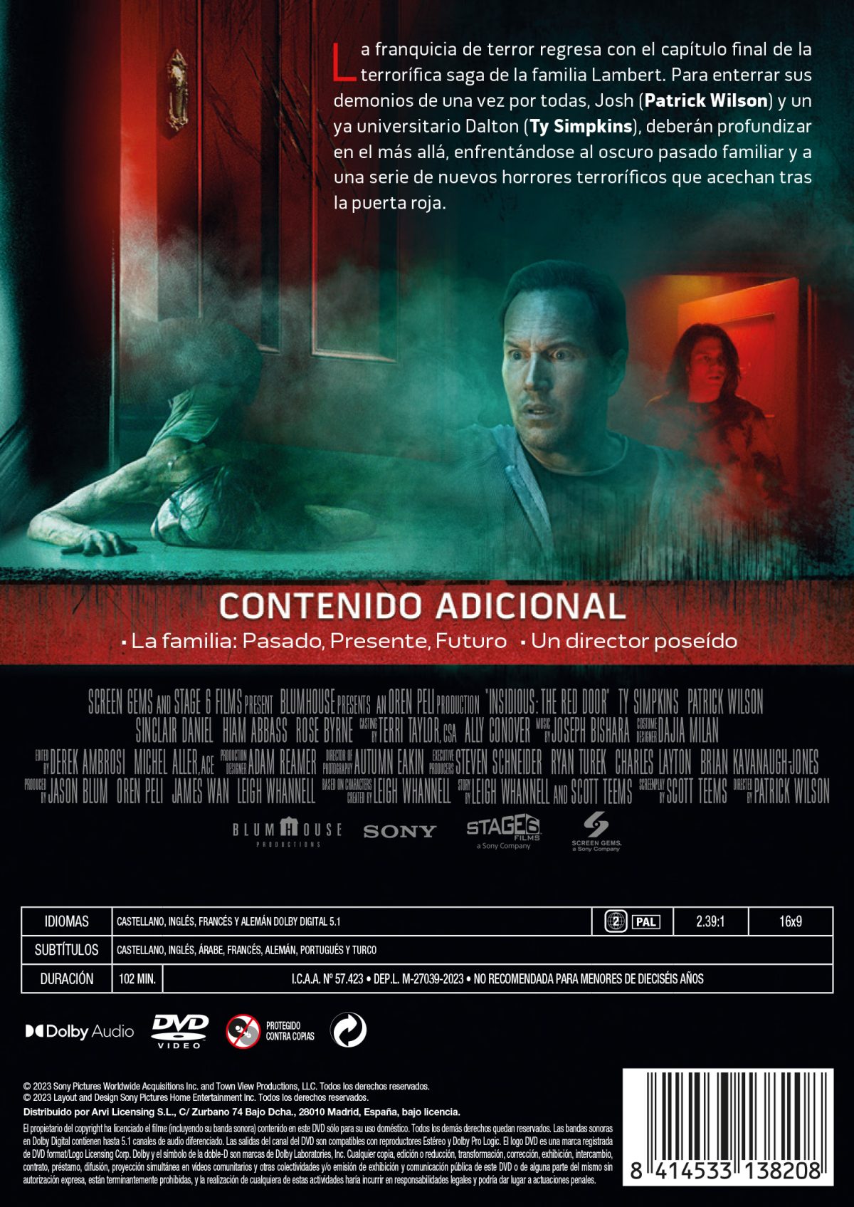 Insidious 5: La puerta roja (DVD)