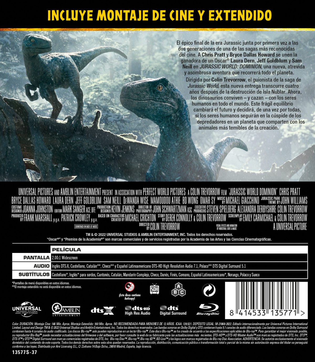 Jurassic World: Dominion (Blu-ray)