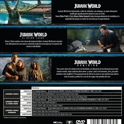 Jurassic World: Pack 1-3 (DVD)