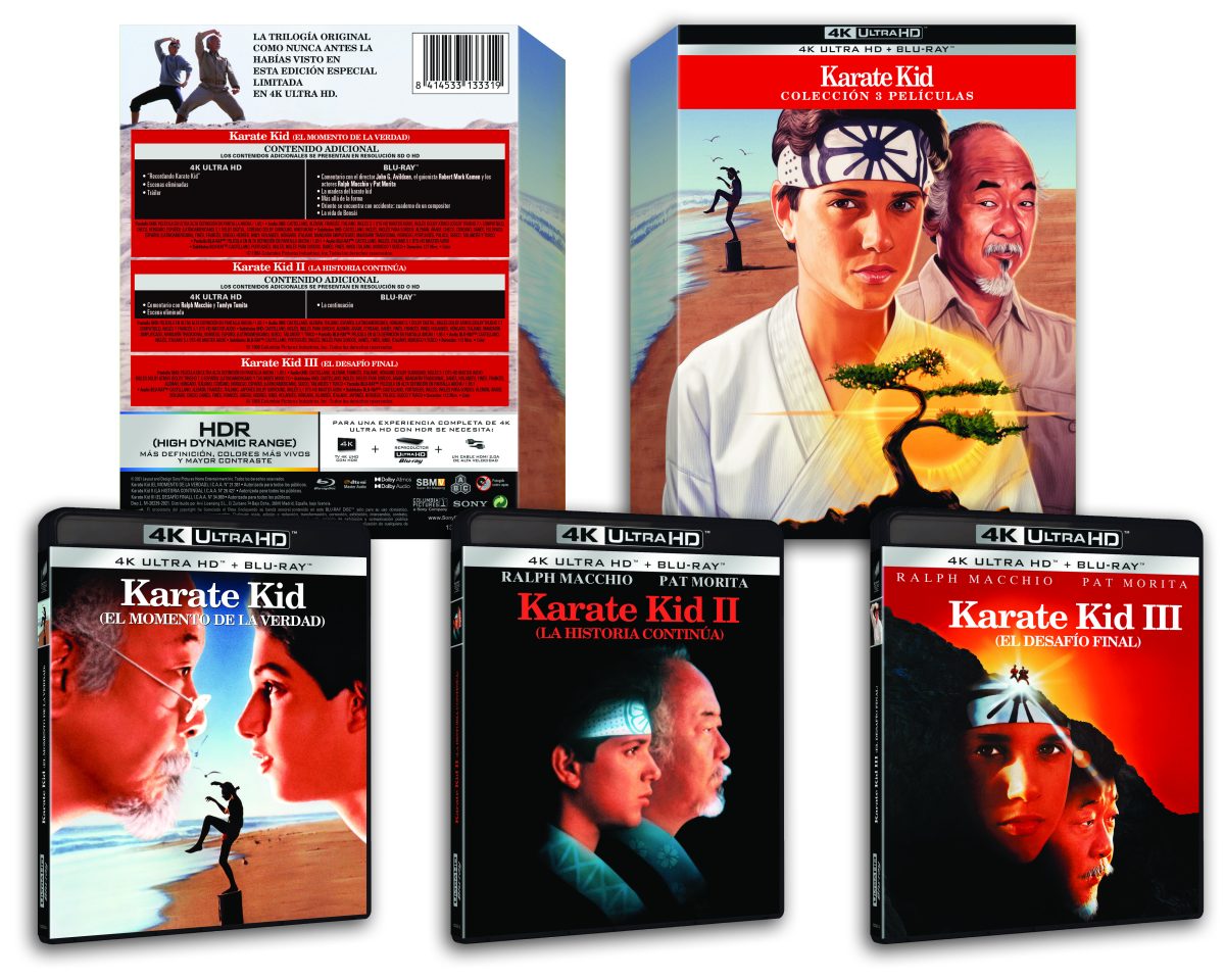 Karate Kid: Pack 1-3 (Ed. Slipcase) (4K UHD + Blu-ray)