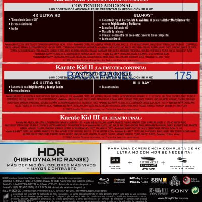 Karate Kid: Pack 1-3 (Ed. Slipcase) (4K UHD + Blu-ray)
