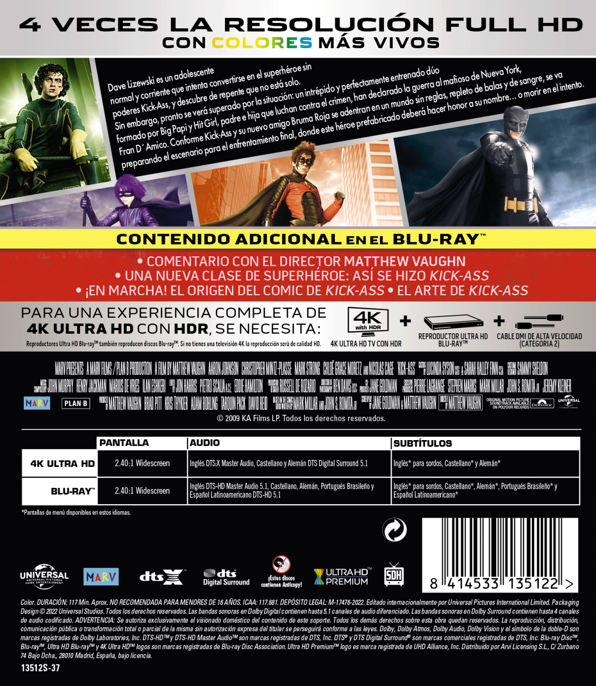 Kick-Ass (4K UHD + Blu-ray)