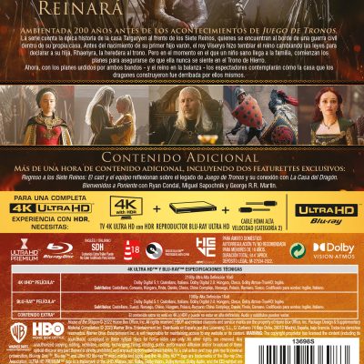 La casa del dragón (Temporada 1) (4K UHD + Blu-ray)