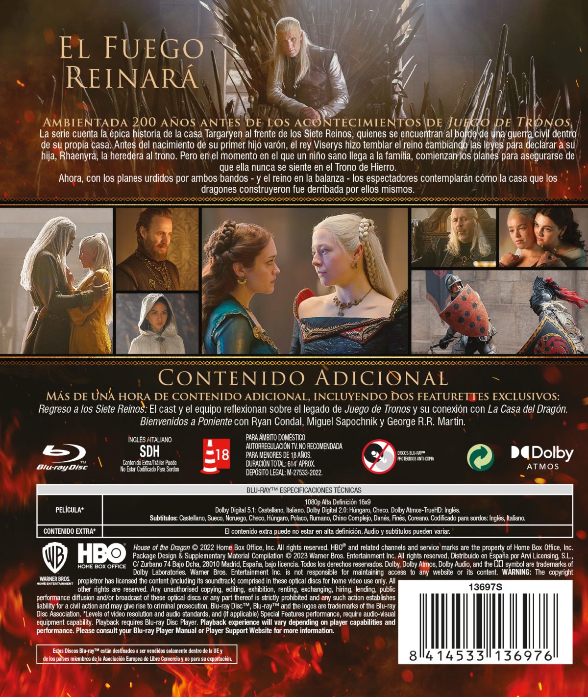 La casa del dragón (Temporada 1) (Blu-ray)