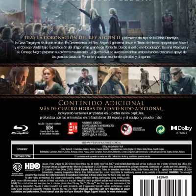 La casa del dragón. Temporada 2 (Blu-ray)