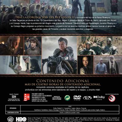 La casa del dragón. Temporada 2 (DVD)