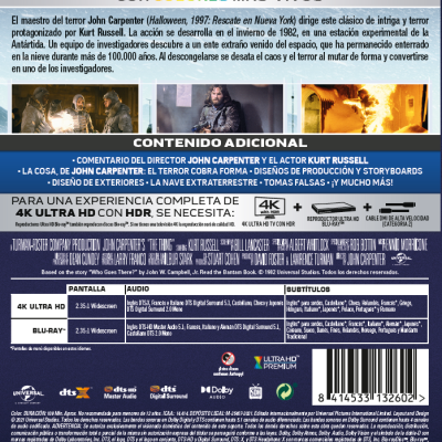 La cosa (4k UHD + Blu-ray)
