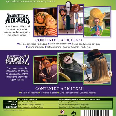 La familia Addams: Pack 1-2 (DVD)