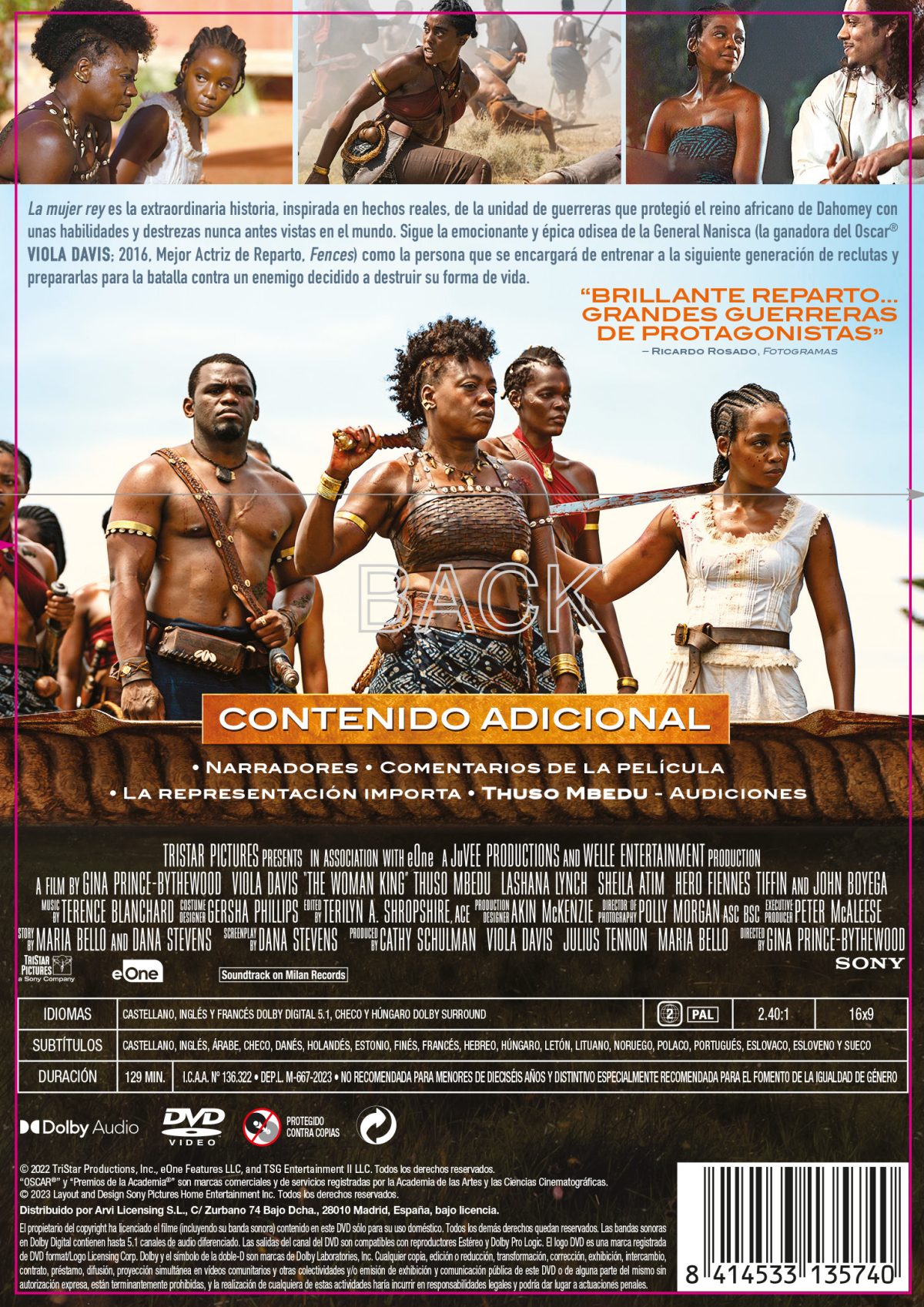 La mujer rey (DVD)