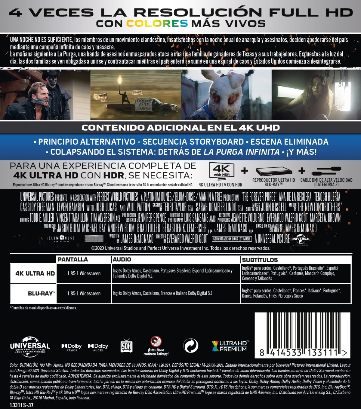 La purga infinita (4K UHD + Blu-ray)