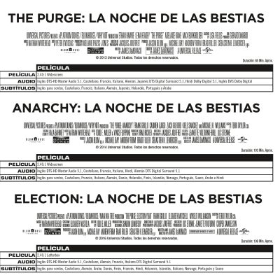 La purga: Pack 1-5 (Blu-ray)