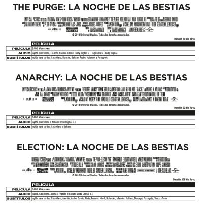 La purga: Pack 1-5 (DVD)