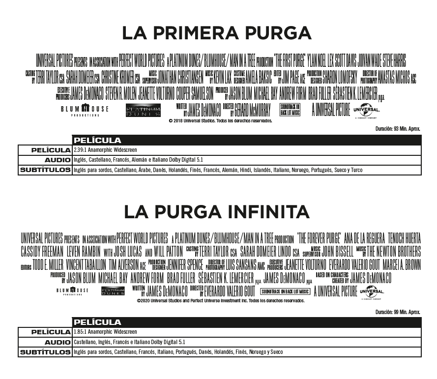 La purga: Pack 1-5 (DVD)