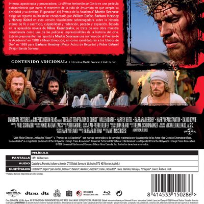 La última tentación de Cristo (Blu-ray)