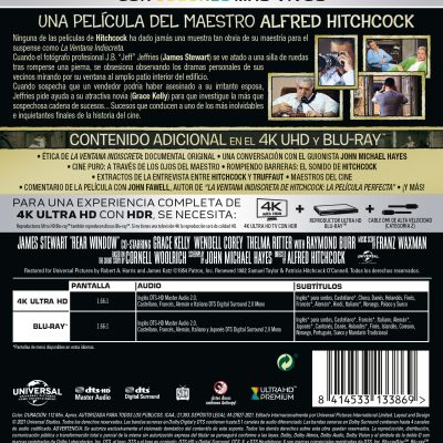 La ventana indiscreta (4K UHD + Blu-ray)