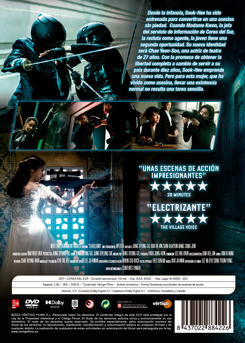 LA VILLANA (DVD) - 8437022884226 - Trasera La villana (DVD)