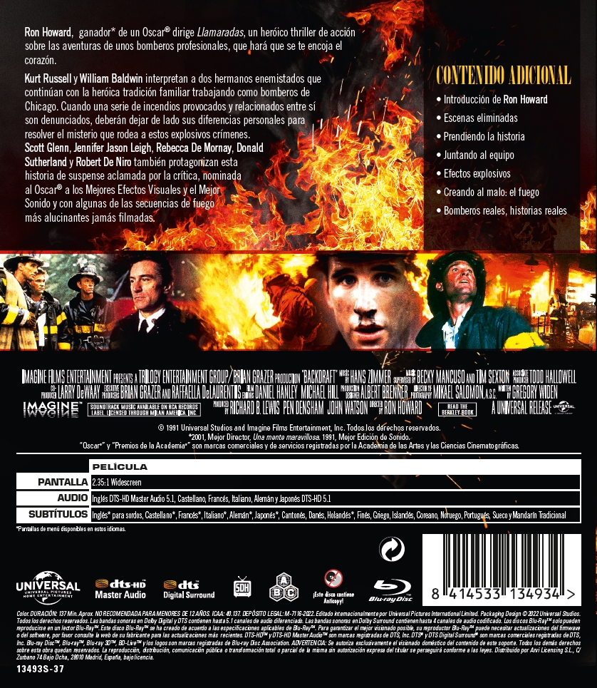 Llamaradas (Blu-ray)