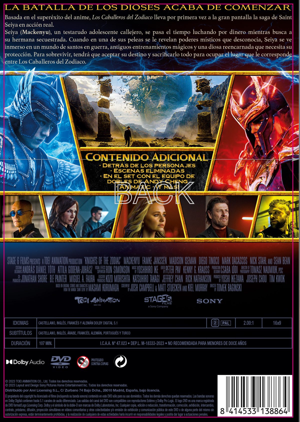 Los caballeros del zodiaco (DVD)