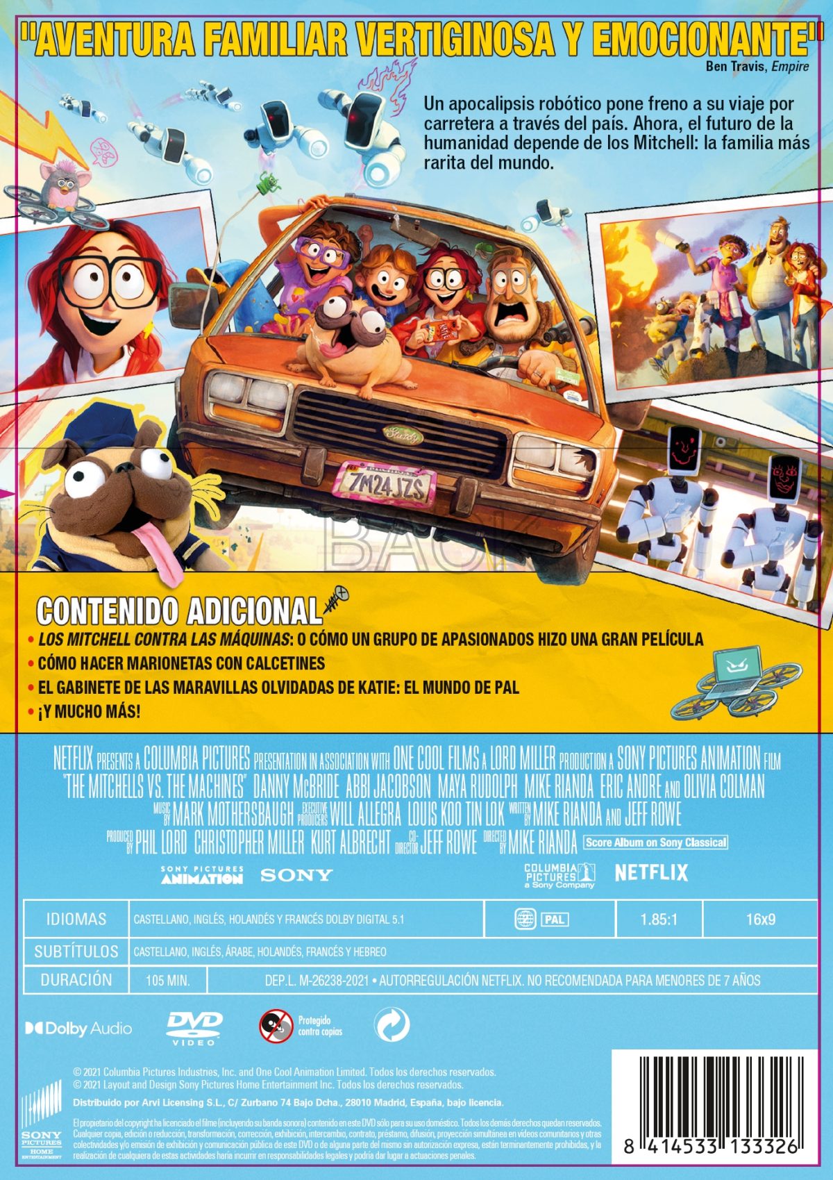 Los Mitchell contra las máquinas (DVD)