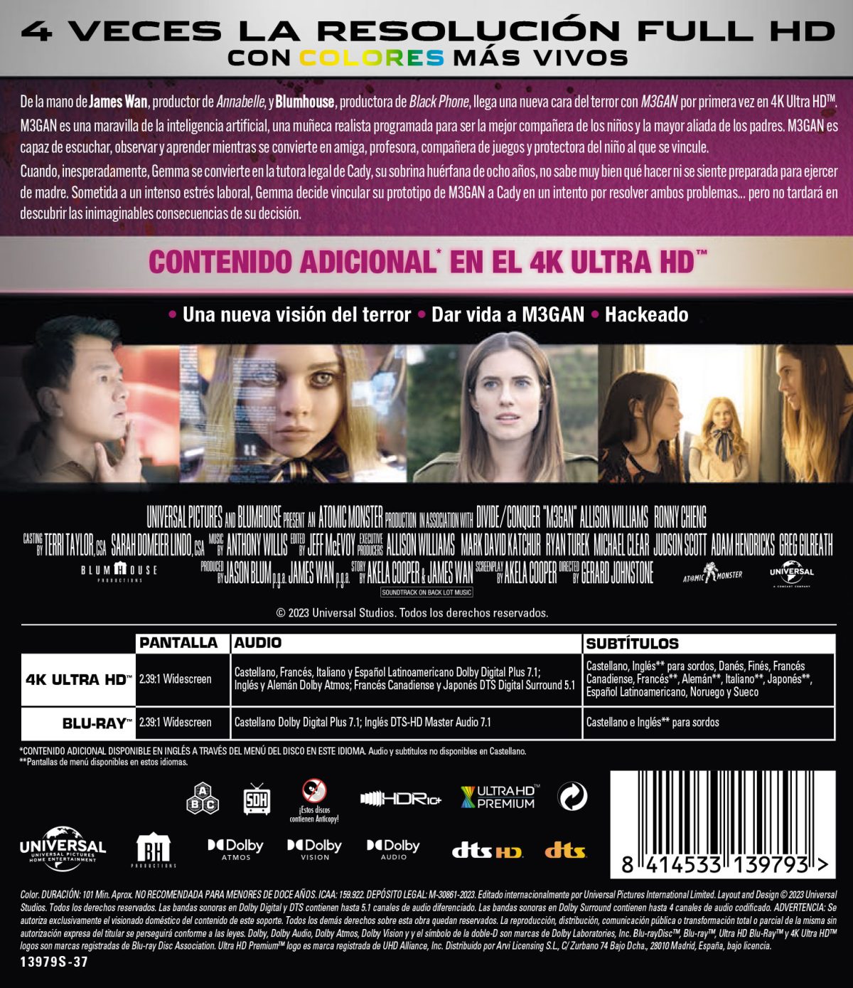 M3GAN (4K UHD + Blu-ray)