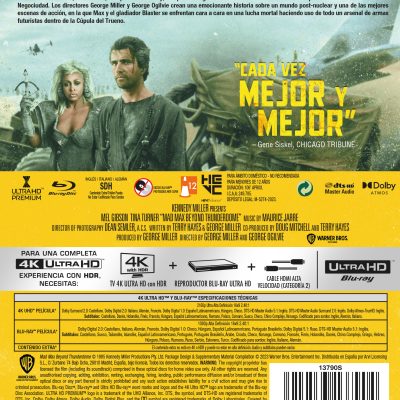 Mad Max 3: Más allá de la cúpula del trueno (4K UHD + Blu-ray)