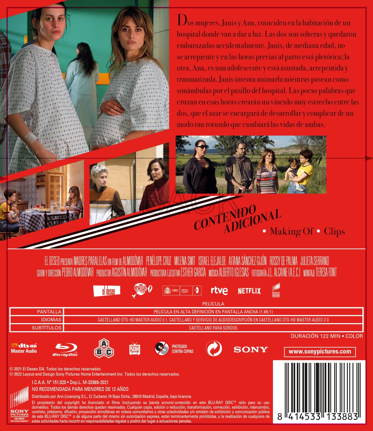 Madres paralelas (Blu-ray)