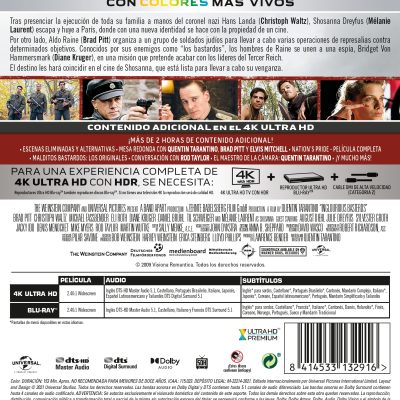 Malditos bastardos (4K UHD + Blu-ray)