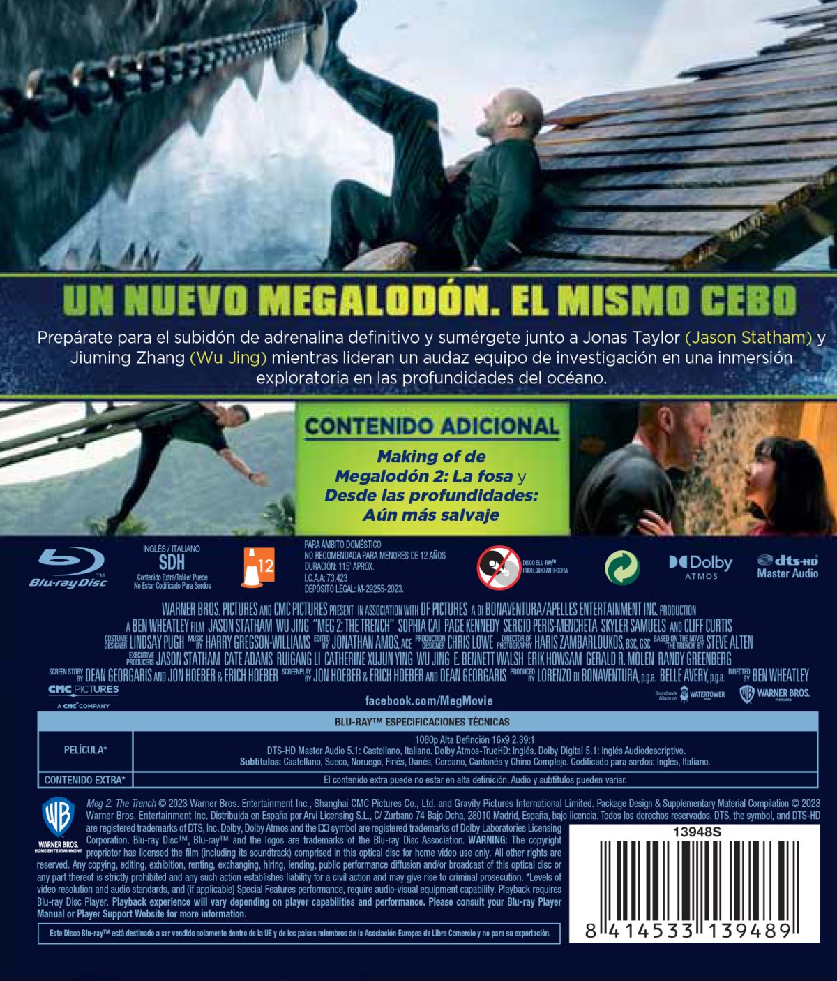 Megalodón 2: La fosa (Blu-ray)