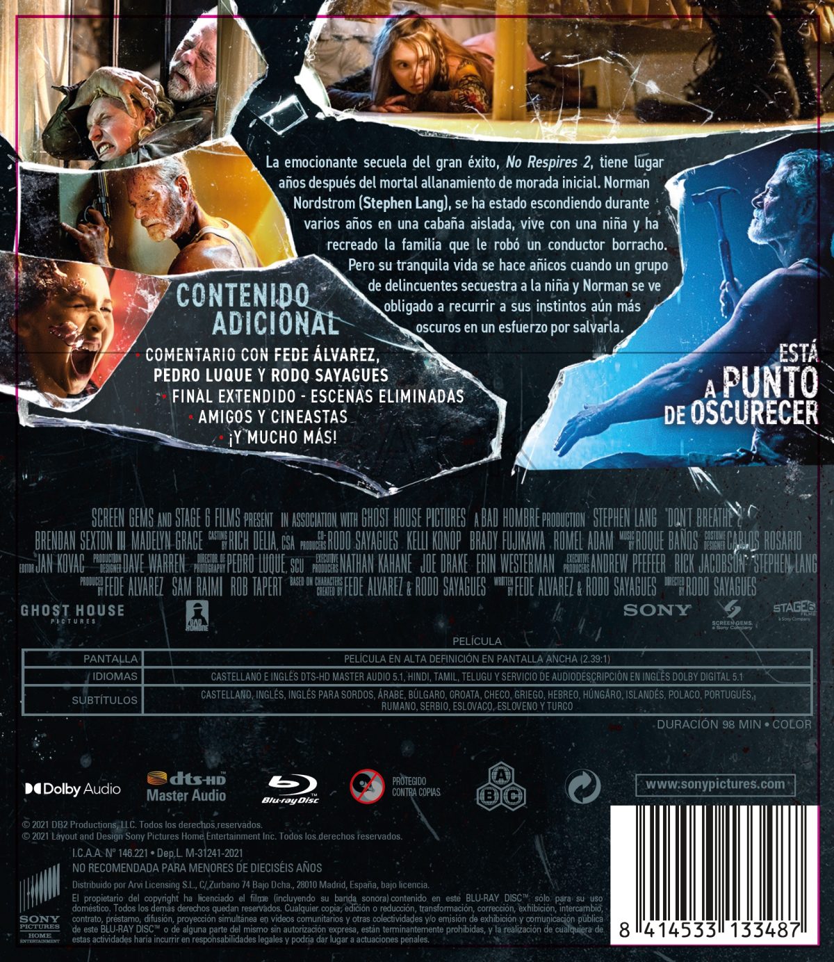 No respires 2 (Blu-ray)