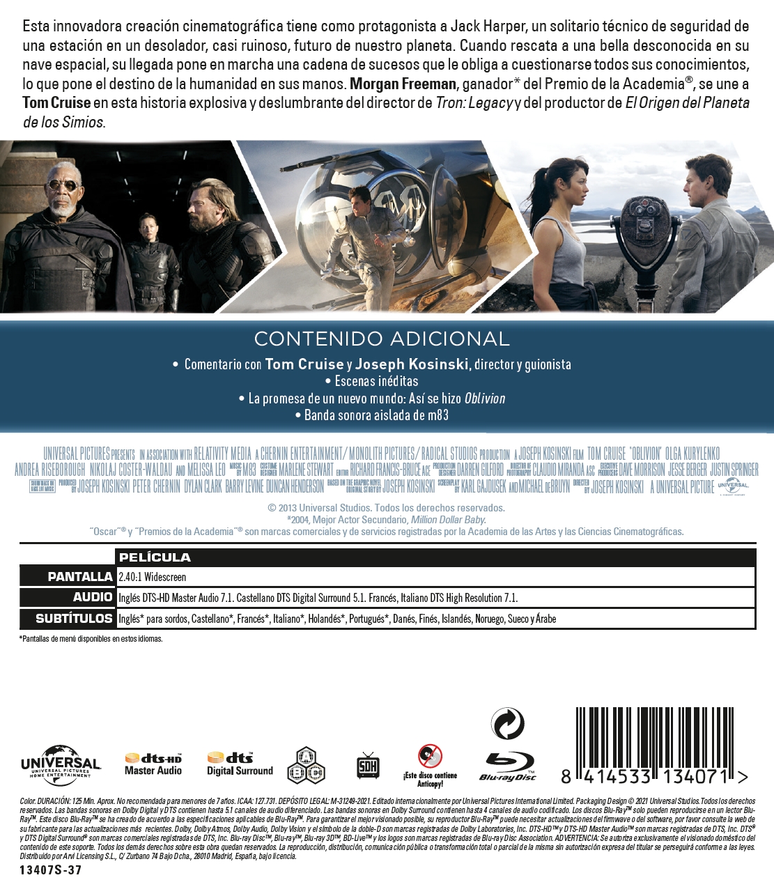 Oblivion (Ed. 2021) (Blu-ray)