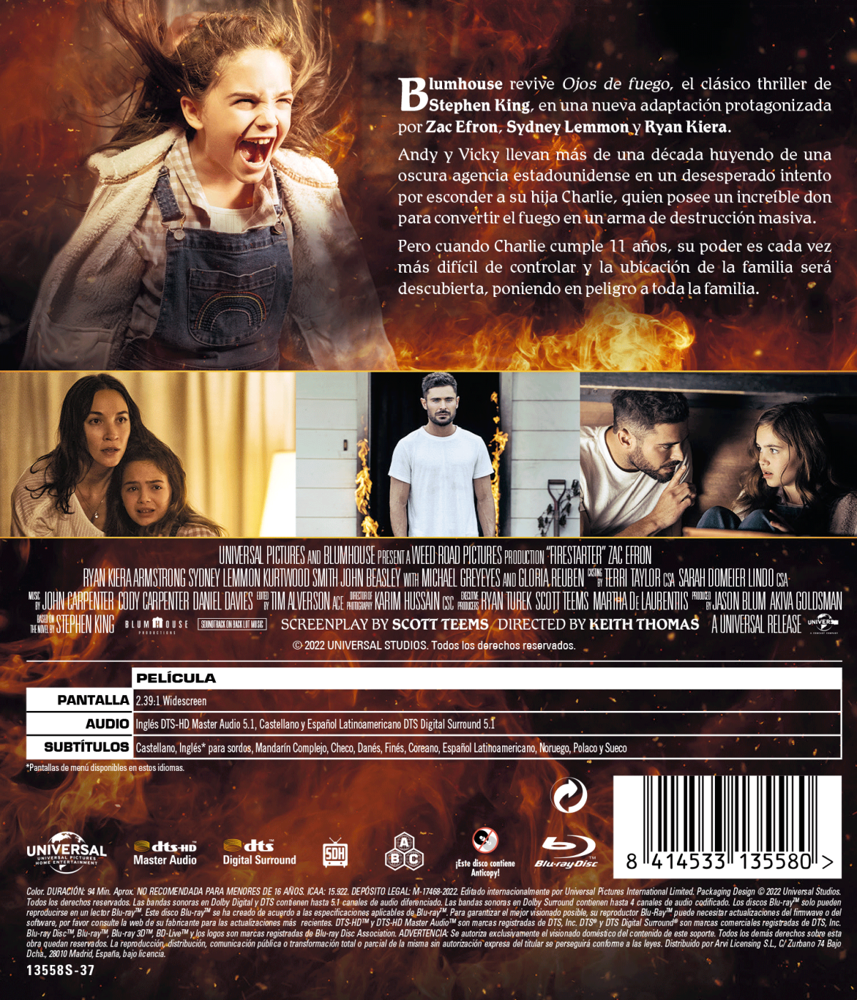 Ojos de fuego (Blu-ray)