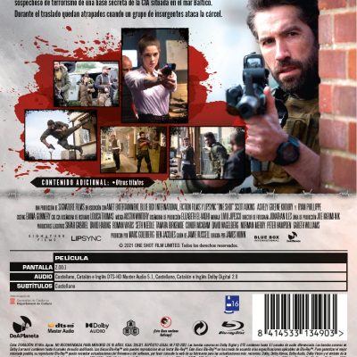 ONE SHOT (MISION DE RESCATE) (BD) - 8414533134903 - Trasera One Shot (Misión de rescate) (Blu-ray)