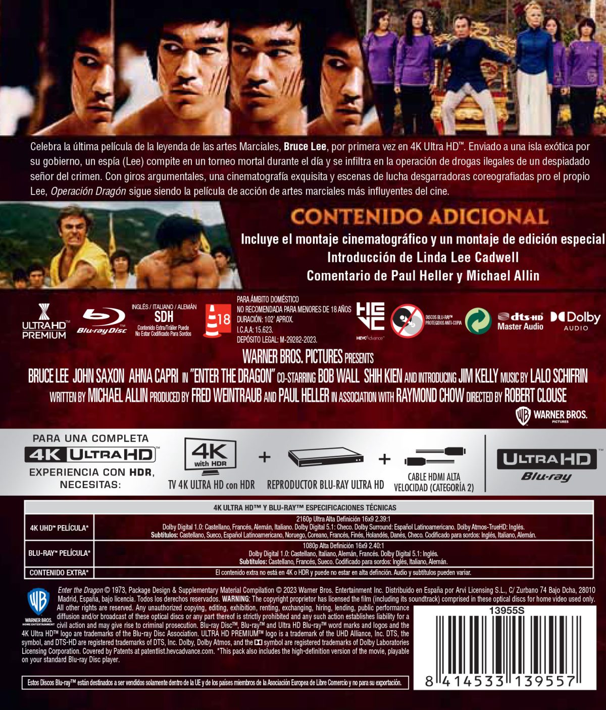 Operación Dragón (4K UHD + Blu-ray)