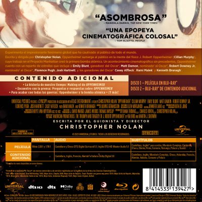 Oppenheimer (Blu-ray + Blu-ray Extras)